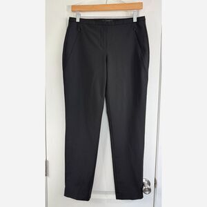 ELIE TAHARI Jillian Straight Leg Slim Fit Wool Dress Pants Black Women's Size 4